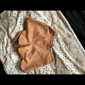 High rise dress shorts